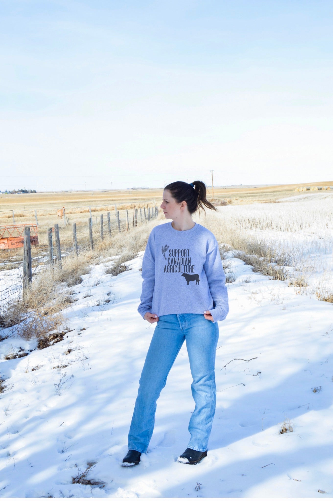 Support Agriculture Crewneck